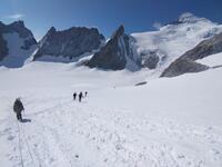 Le Glacier Blanc et la Barre des Ecrins Le Glacier Blanc et la Barre des Ecrins